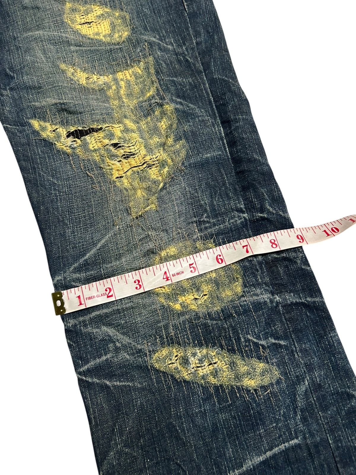 Japanese Brand × Kapital × Vintage Nylaus Japanese Style Distressed Denim Jeans Size US 34 / EU 50 - 22 Thumbnail
