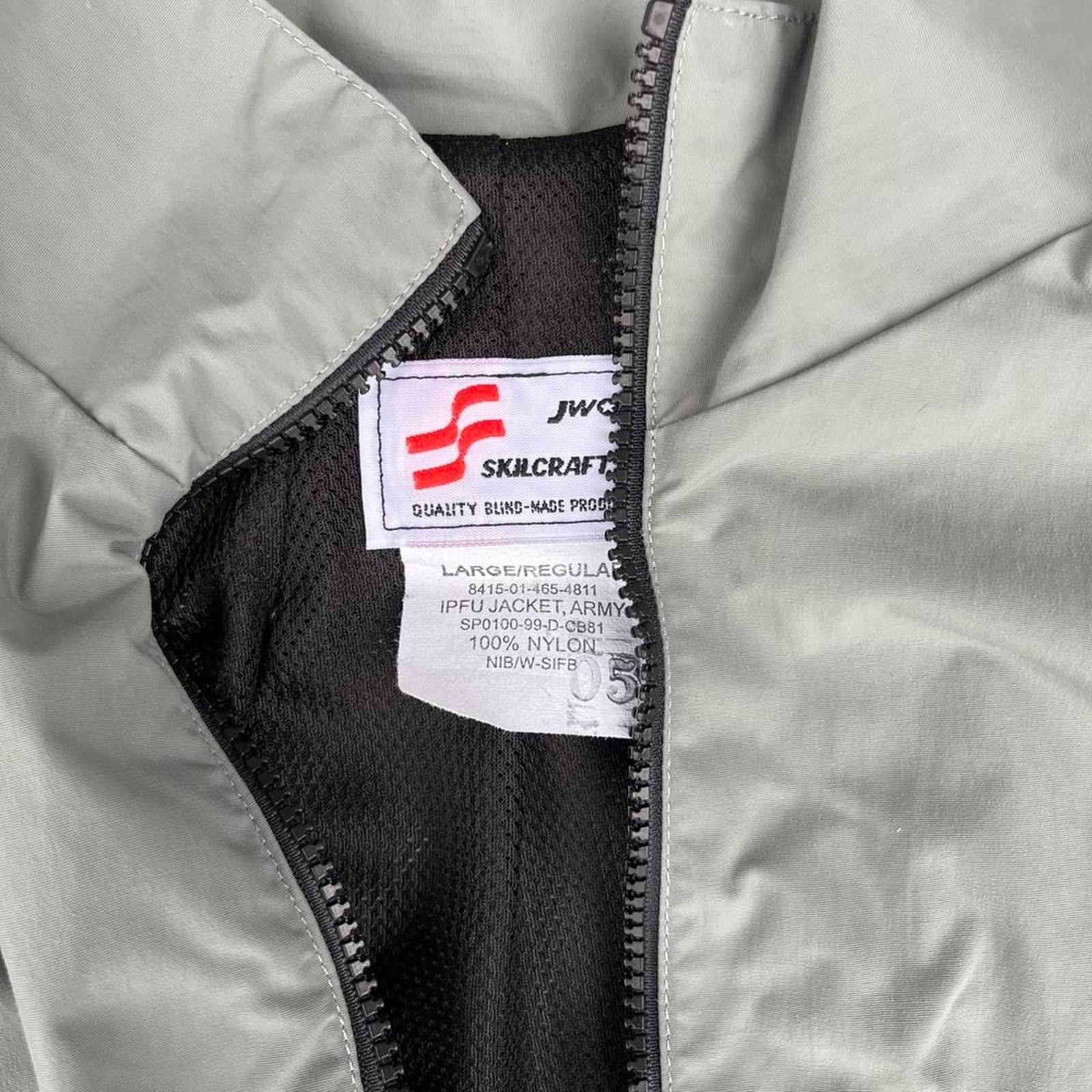 Other Army Windbreaker Armpit Zipper Active Track Gear JWOD USA Size US L / EU 52-54 / 3 - 3 Thumbnail