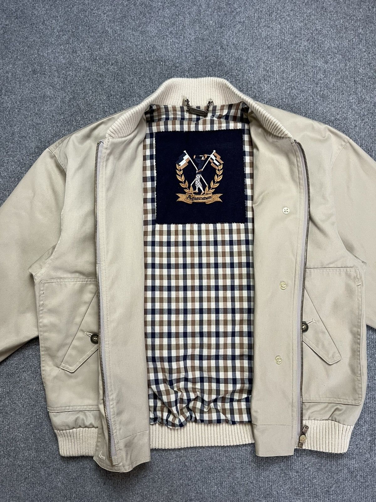 Aquascutum × Vintage Vintage Aquascutum bomber jacket Size US M / EU 48-50 / 2 - 5 Thumbnail