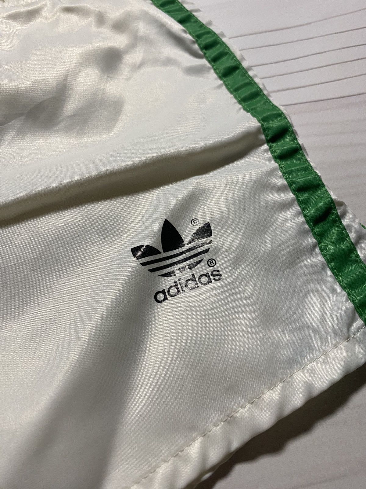 Adidas × Vintage Adidas Nylon Shorts Glanz Vintage Retro West Germany Size US 32 / EU 48 - 5 Thumbnail
