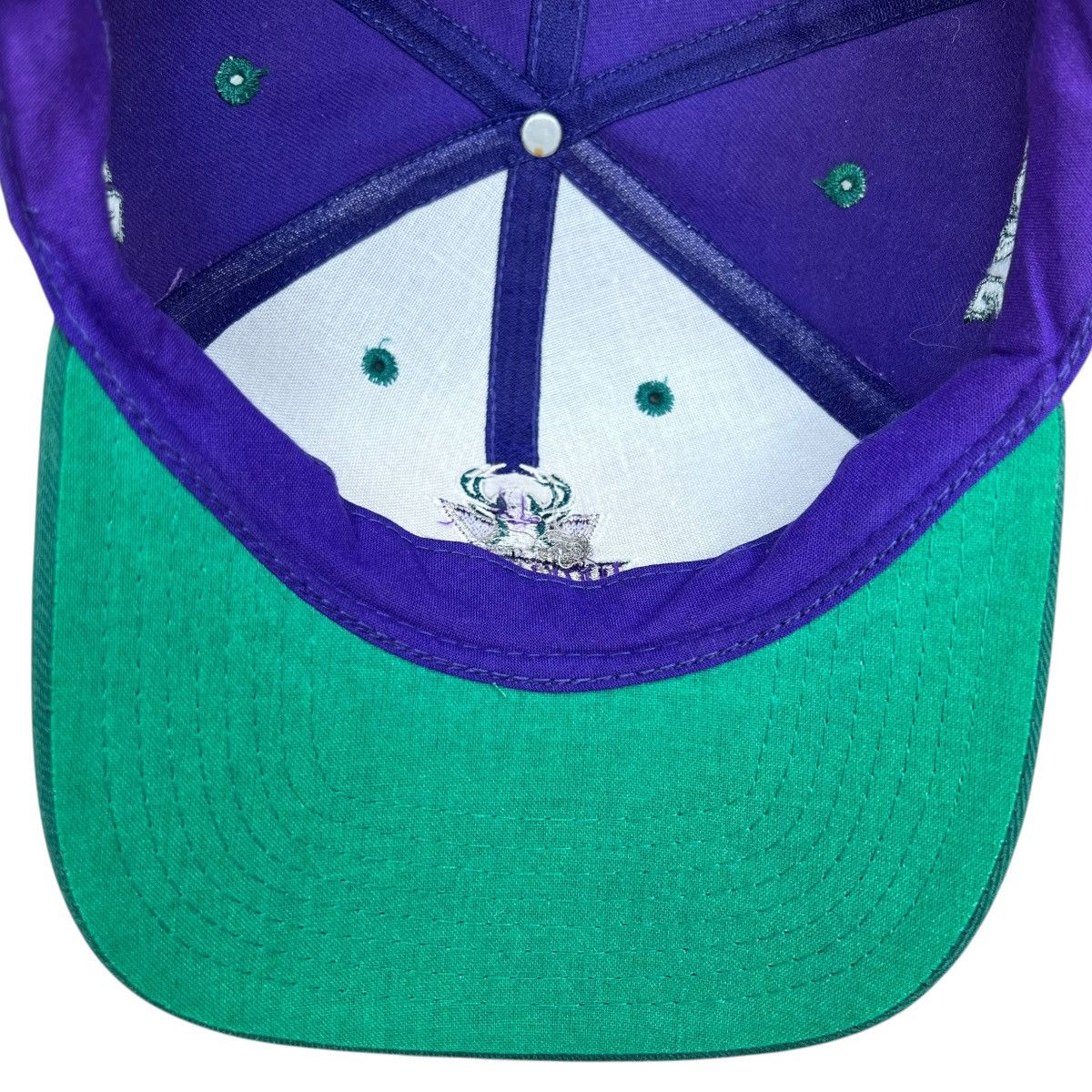 Twins Vintage 1990s NBA Milwaukee Bucks Twins Embroidered Snapback Size ONE SIZE - 13 Thumbnail