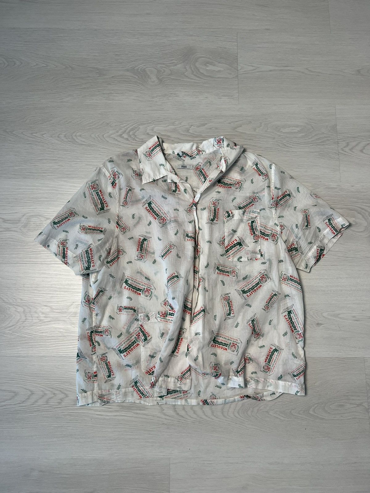 Bode Bode Wiggly Gum Short Sleeve Size US XL / EU 56 / 4 - 1 Thumbnail