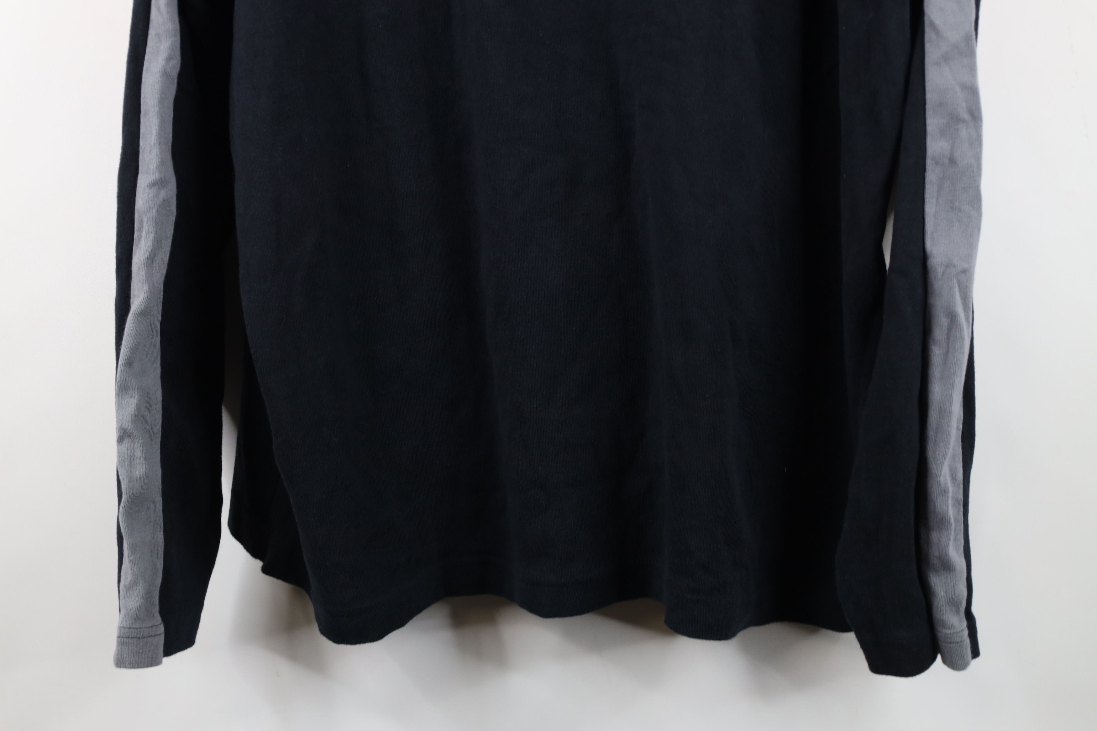 Express Vintage Express Block Ribbed Knit Long Sleeve T-Shirt Black Size US XL / EU 56 / 4 - 3 Thumbnail