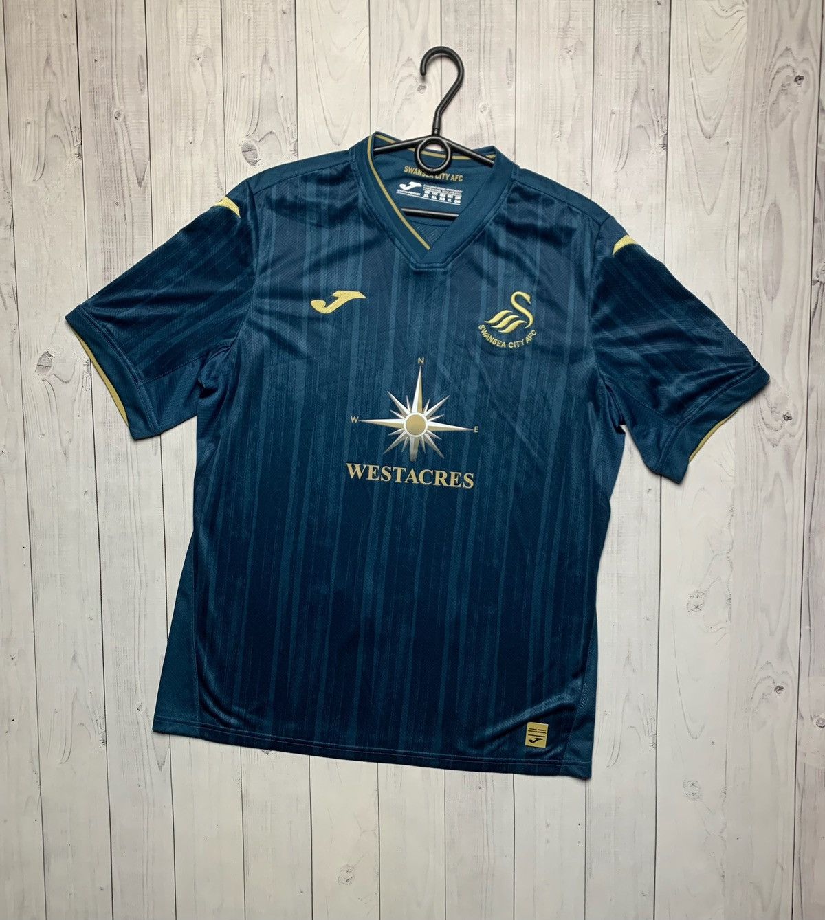 Vintage Vintage Swansea soccer jersey away green rare size XL Size US XL / EU 56 / 4 - 1 Thumbnail