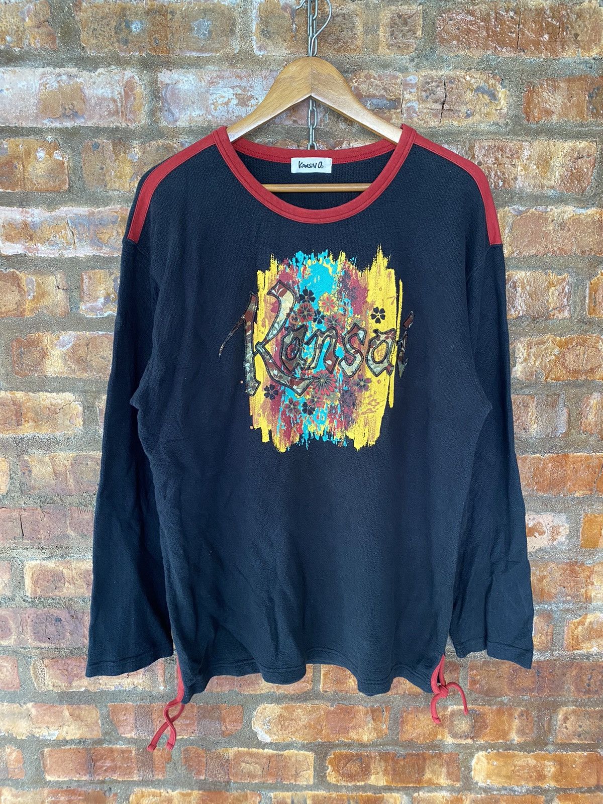 Kansai Yamamoto 80s KANSAI 02 embroidered floral logo Size US L / EU 52-54 / 3 - 2 Thumbnail