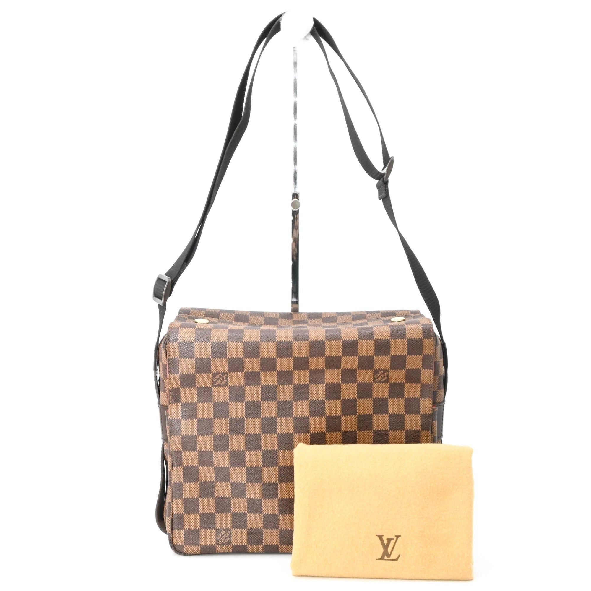 Louis Vuitton LOUIS VUITTON Naviglio Damier Azur Shoulder Bag, Brown, Men's/Women's, N45255 Size ONE SIZE - 1 Thumbnail