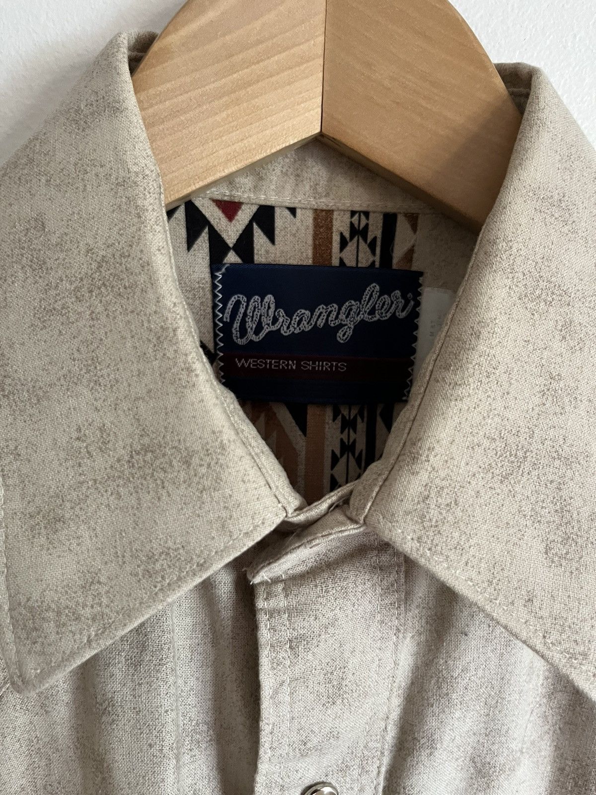 Wrangler Vintage Wrangler Button Up Shirt Short Sleeve Size US L / EU 52-54 / 3 - 4 Thumbnail