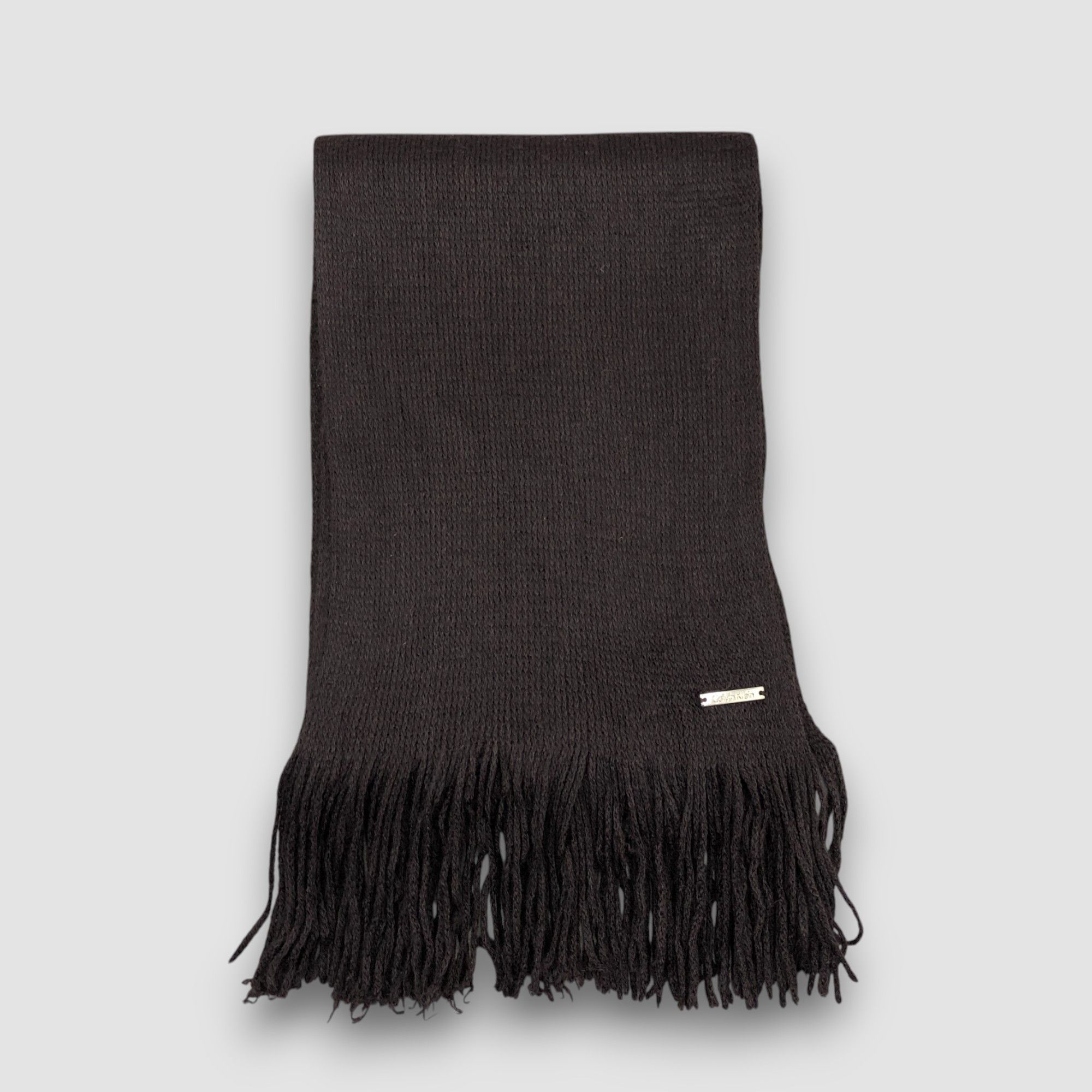 Calvin Klein Vintage Calvin Klein Scarf Muffler Wool Knit Scarves Size ONE SIZE - 3 Thumbnail