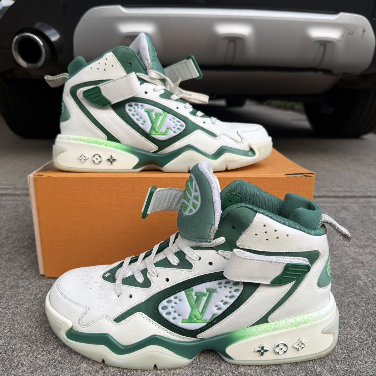 Louis Vuitton Louis Vuitton Trainer 2 Green White Size 8 LV 