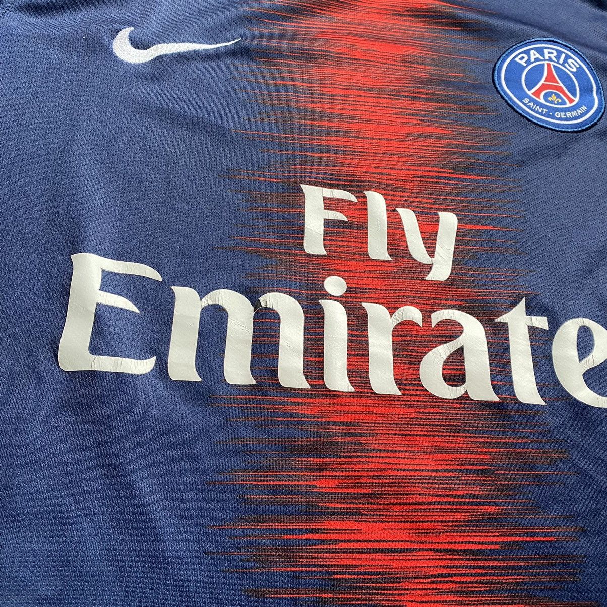 Nike NIKE PSG FC FLY EMIRATES JERSEY T SHIRT Size US L / EU 52-54 / 3 - 3 Thumbnail