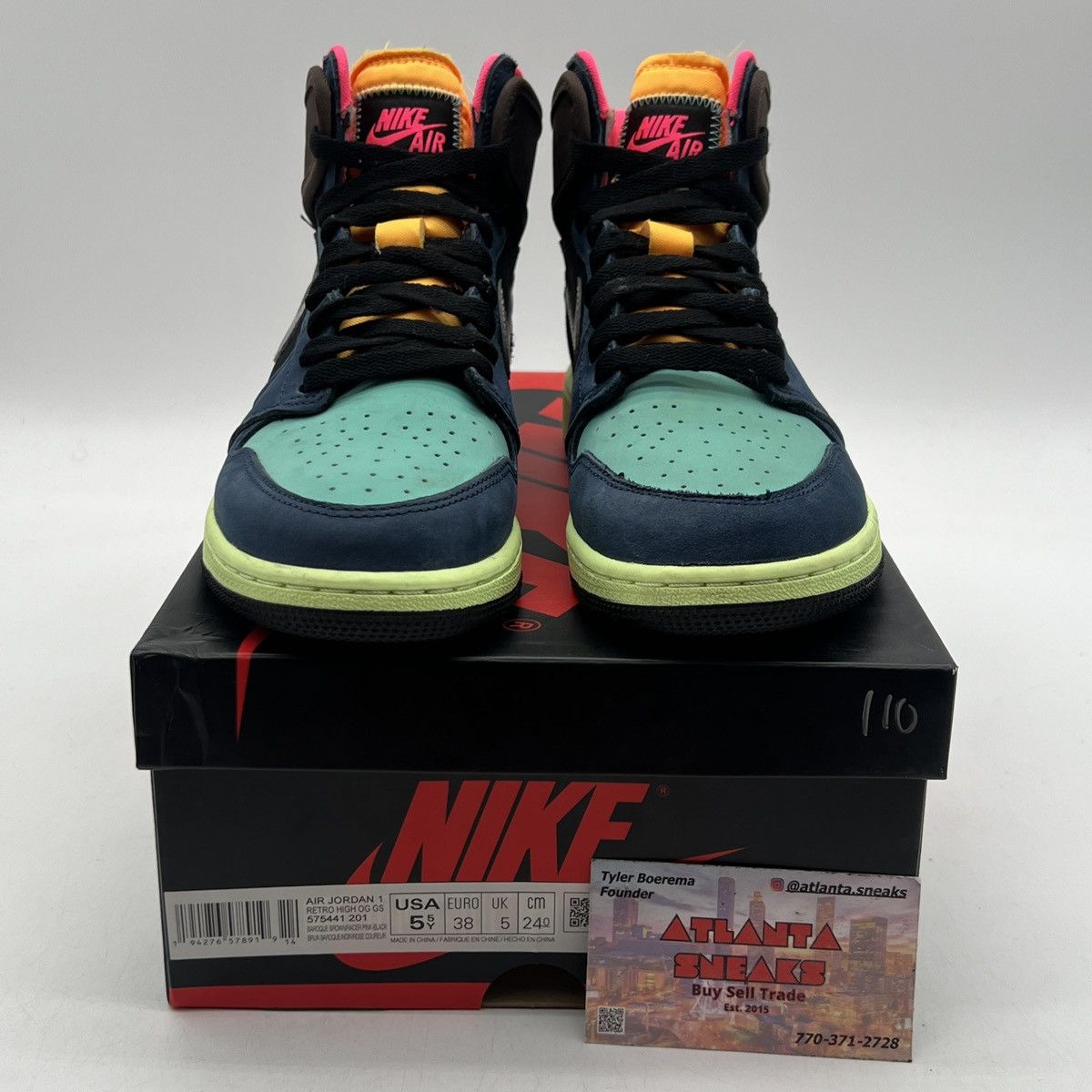 Jordan Brand Air Jordan 1 high Tokyo bio hack Size US 5.5 / EU 38 - 2 Thumbnail
