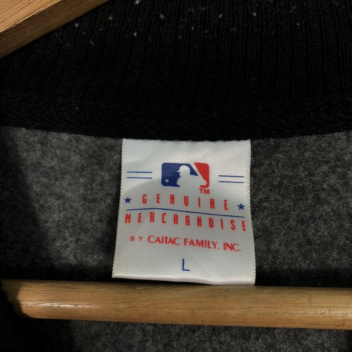 MLB 🔥VINTAGE BOMBER JACKET NY MLB BIG LOGO STREETWEAR Size US M / EU 48-50 / 2 - 23 Thumbnail