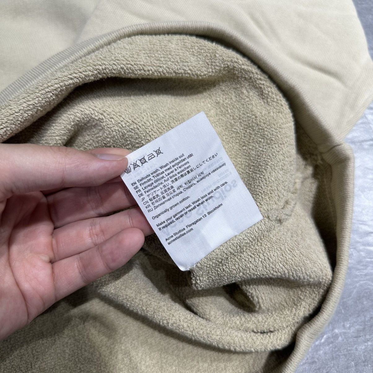 Acne Studios Acne Studios Fin Circus Sweatshirt - Dusty Green Size US XS / EU 42 / 0 - 7 Thumbnail