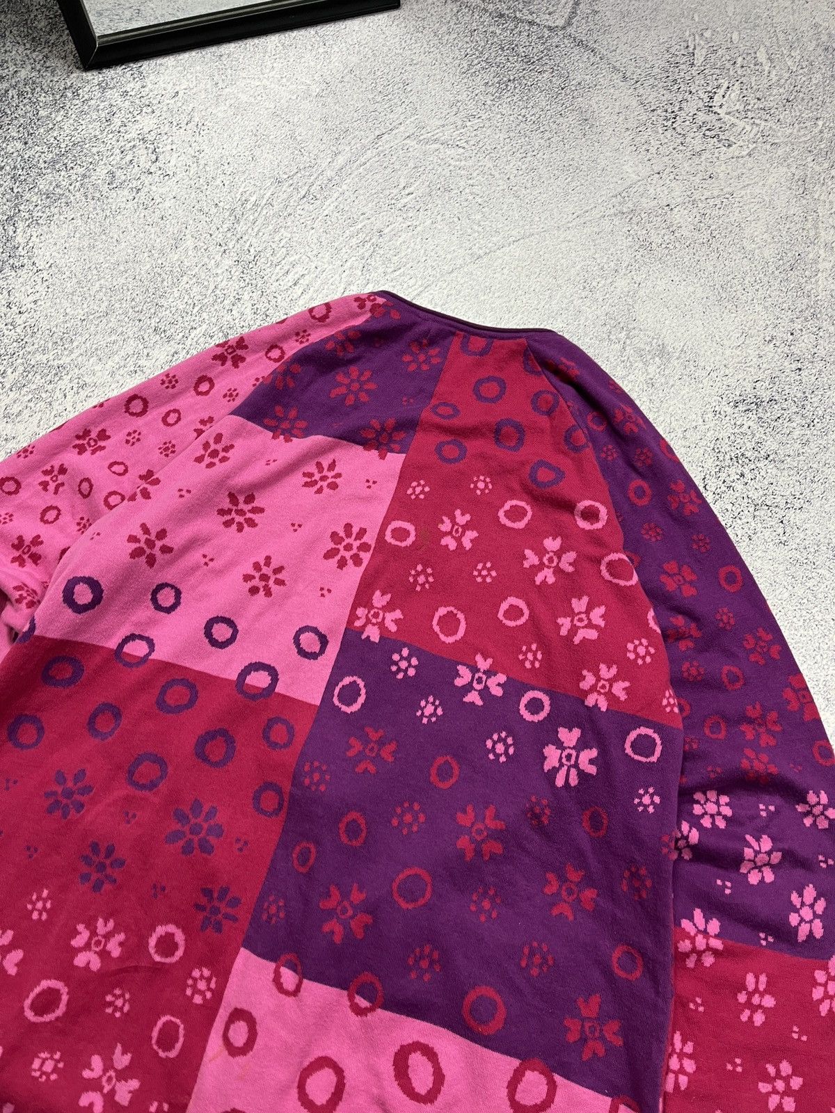 Japanese Brand × Vintage Gudrun Sjoden Flolar Print Iris Cardigan Cotton Dress Size XL / US 12-14 / IT 48-50 - 10 Thumbnail