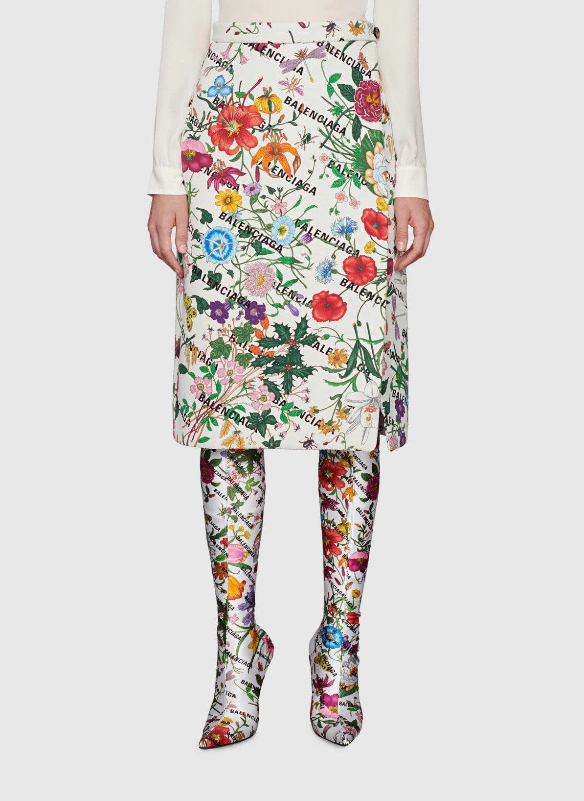 Balenciaga × Gucci Gucci X Balenciaga Skirt NWT Size 26" / US 2 / IT 38 - 12 Thumbnail
