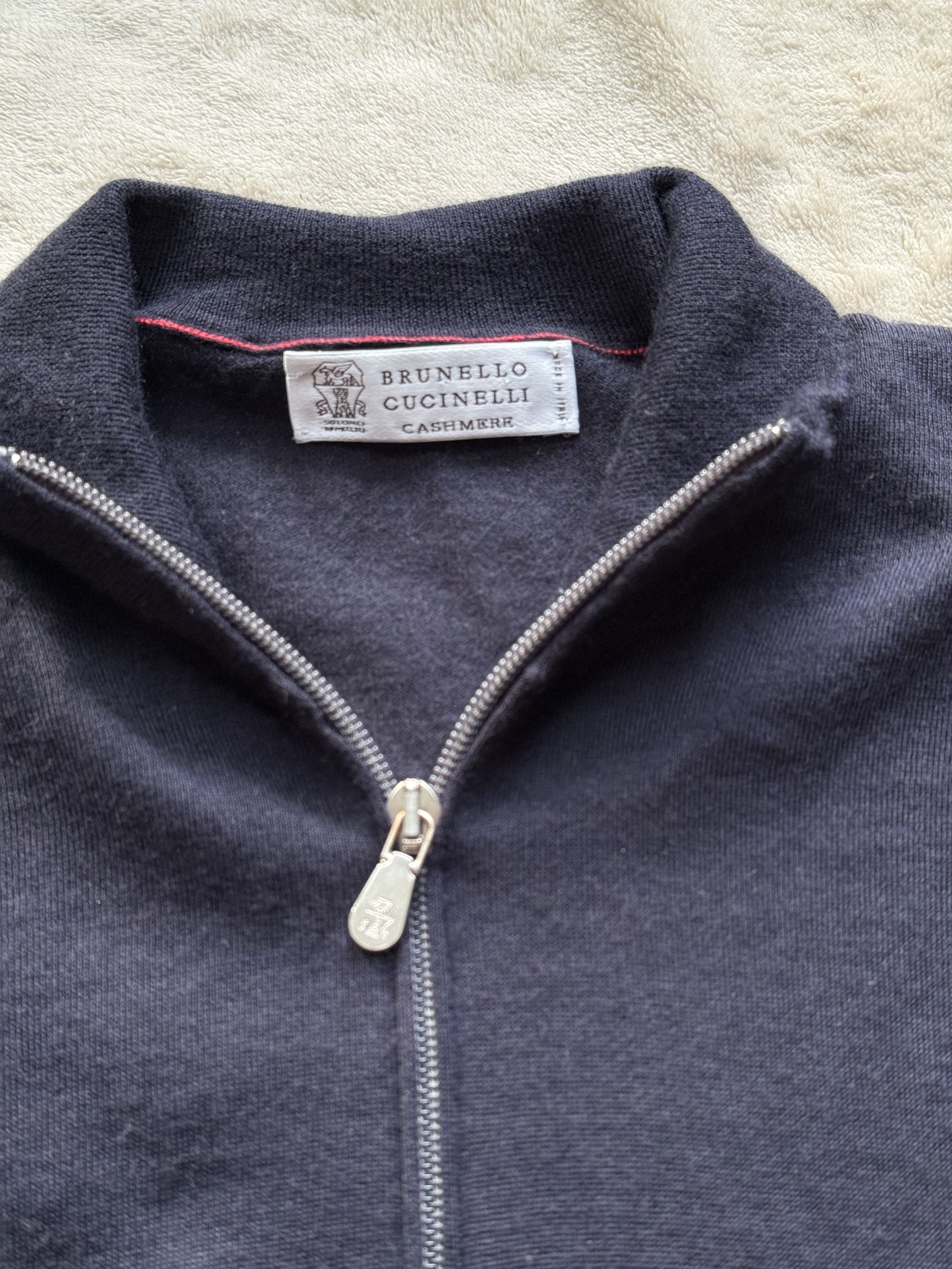 Brunello Cucinelli Brunello Cucinelli Zip Sweater Cashemere Size US M / EU 48-50 / 2 - 3 Thumbnail