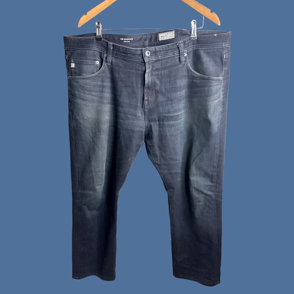 Vintage AG The Graduate Tailored Leg Jeans Mens 43x35 Blue Size US 43 - 1 Thumbnail