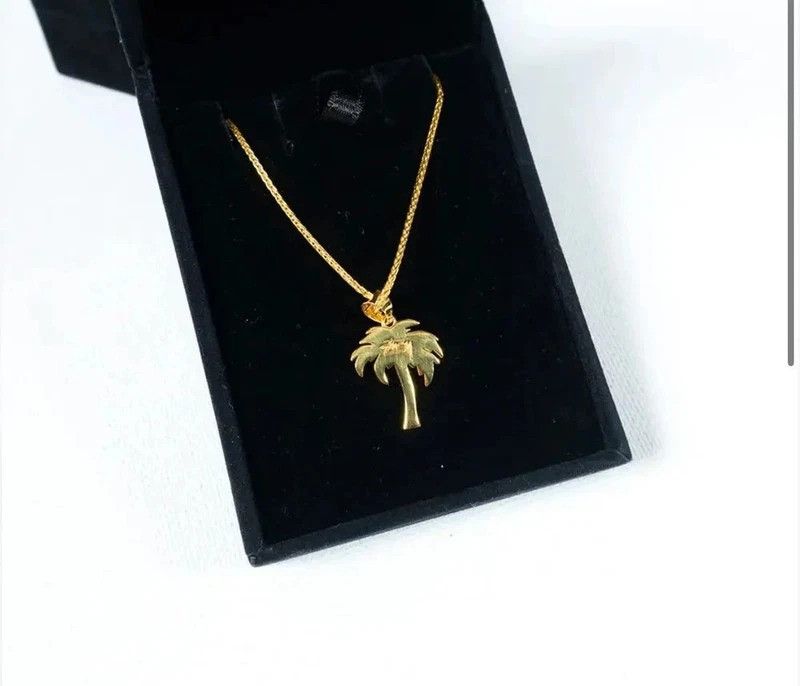 Stussy CC000021 Size: OS / Palm Tree Necklace Pendant Chain in Gold Size ONE SIZE - 5 Thumbnail