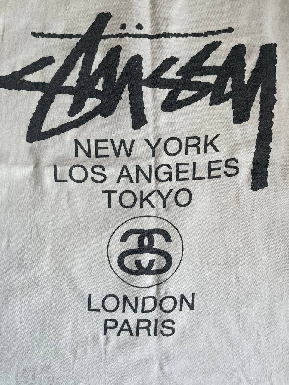 Japanese Brand × Stussy Stussy Tour Big Logo Tank Top Shirt Size US M / EU 48-50 / 2 - 4 Thumbnail