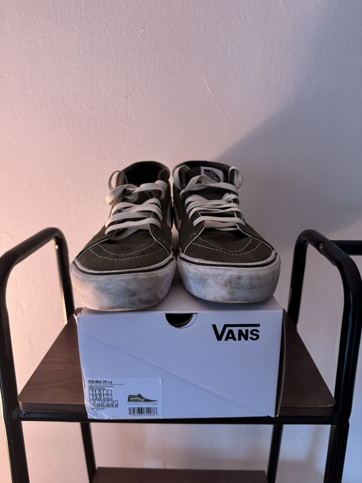 JJJJound × Vans Jjjjound Vans Sk8 Mid Size US 11.5 / EU 44-45 - 2 Thumbnail