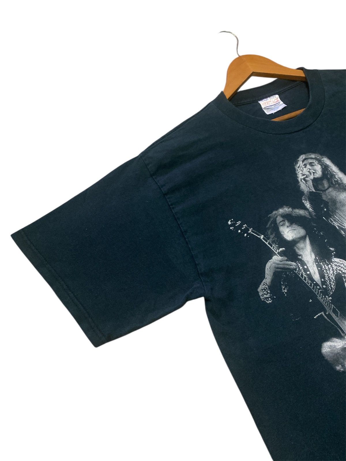 Band Tees × Led Zeppelin × Vintage 💸BINDING OFFER💸VINTAGE LED ZEPPELIN ZOSO SHIRT TEE💥 Size US L / EU 52-54 / 3 - 9 Thumbnail
