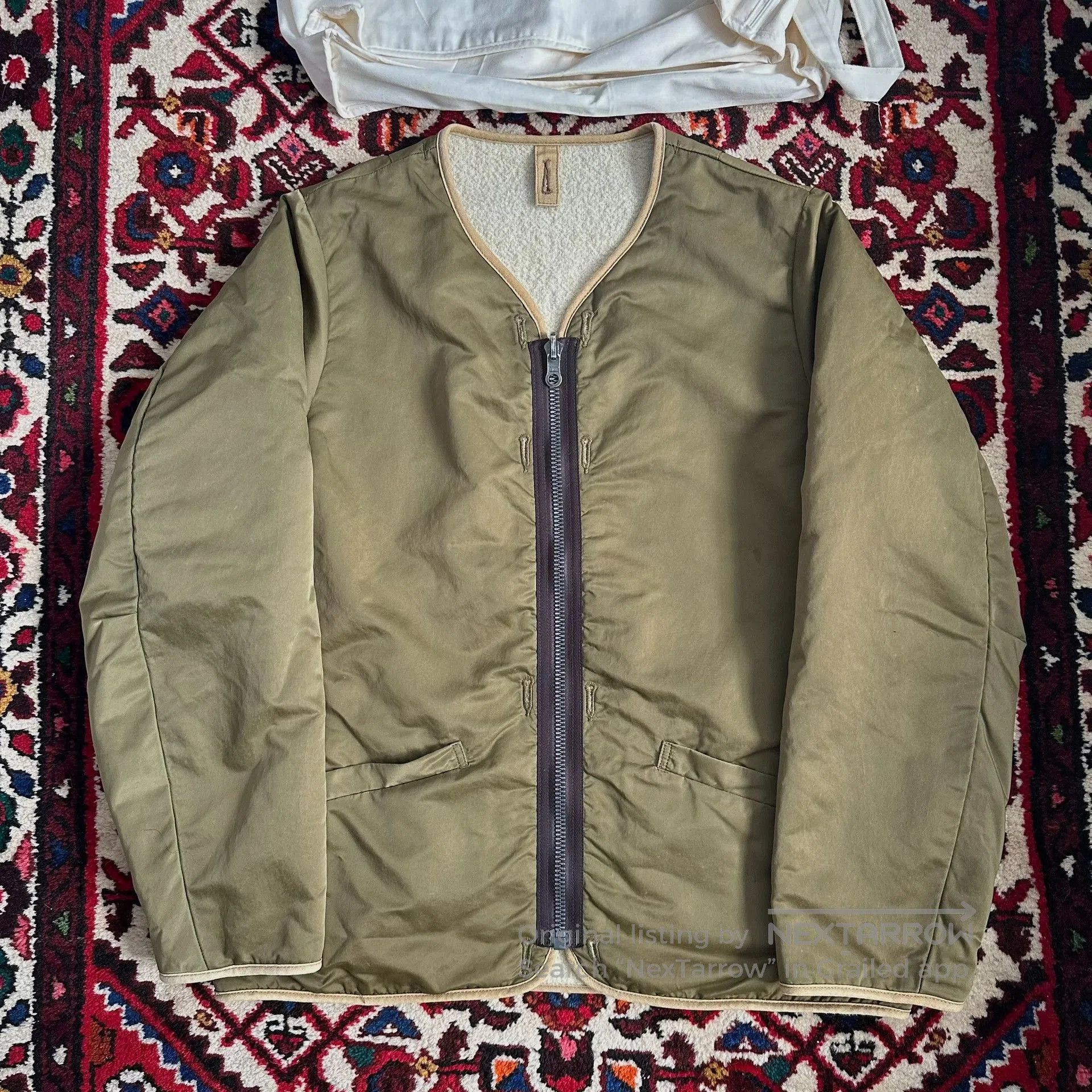 Visvim visvim iris liner jacket in khaki green. Size US M / EU 48-50 / 2 - 1 Thumbnail