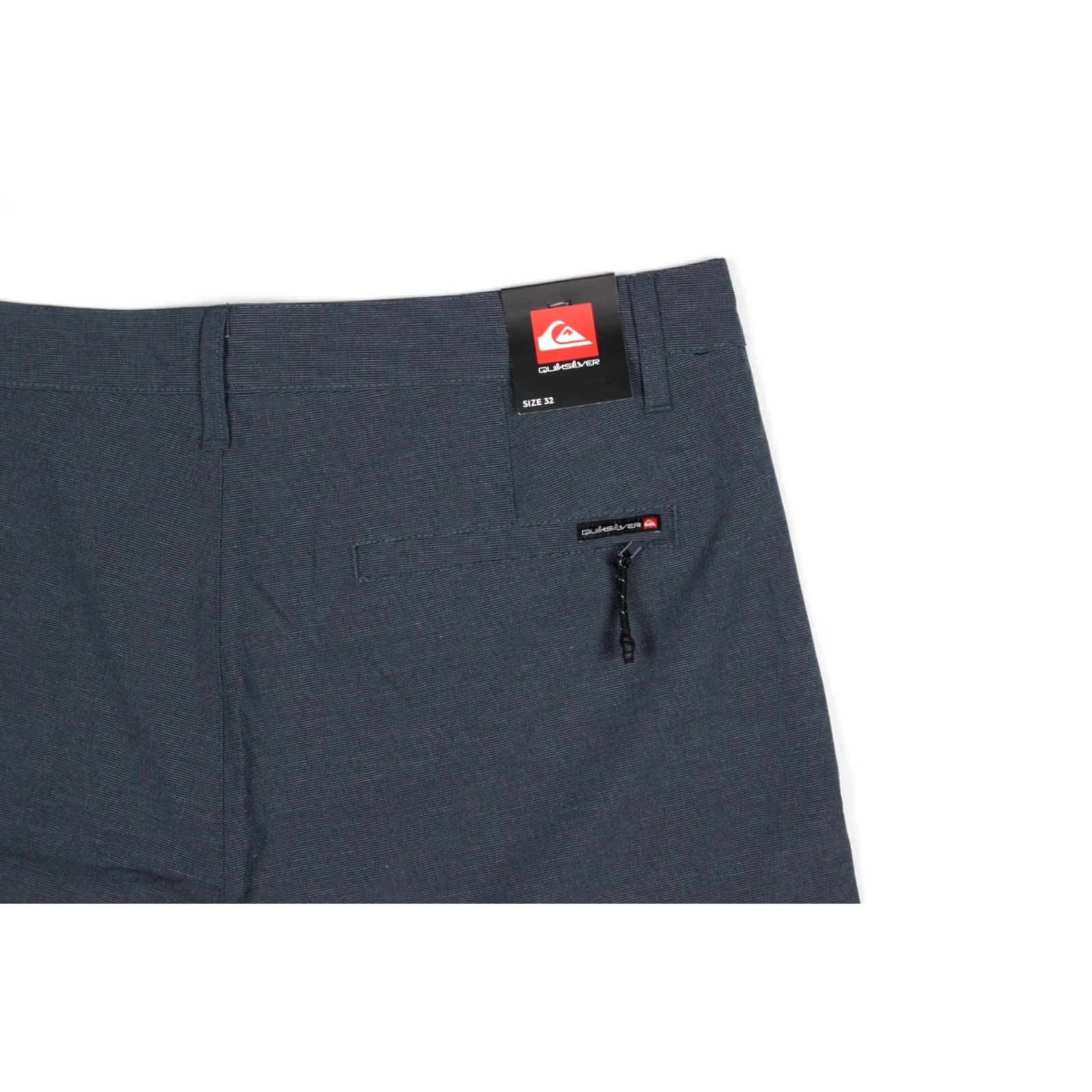 Quiksilver Quiksilver Men's 8.5" Hybrid Chino Shorts Size 32 Steel Gray Blue Size US 32 / EU 48 - 3 Thumbnail