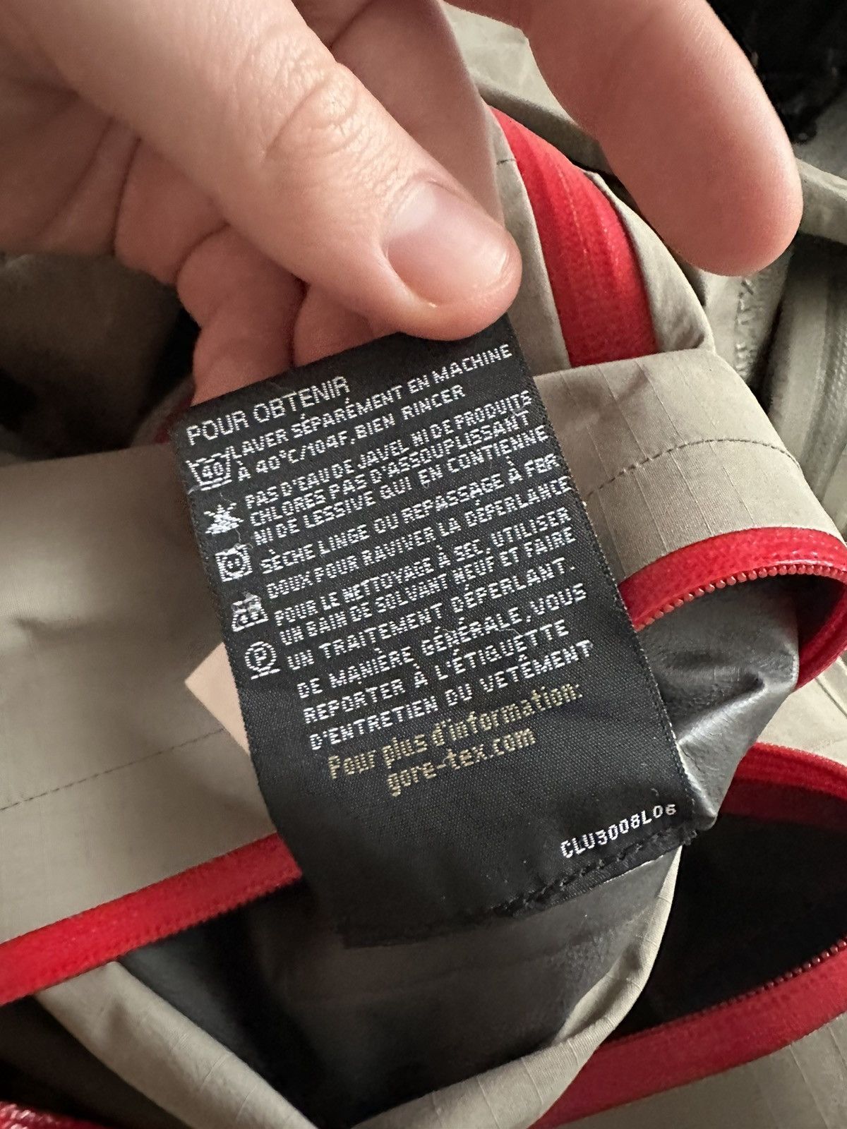 Arc'teryx RARE Arcteryx Beta Alpha SL Beige Gore Tex Jacket Red Zipper Size US L / EU 52-54 / 3 - 13 Thumbnail