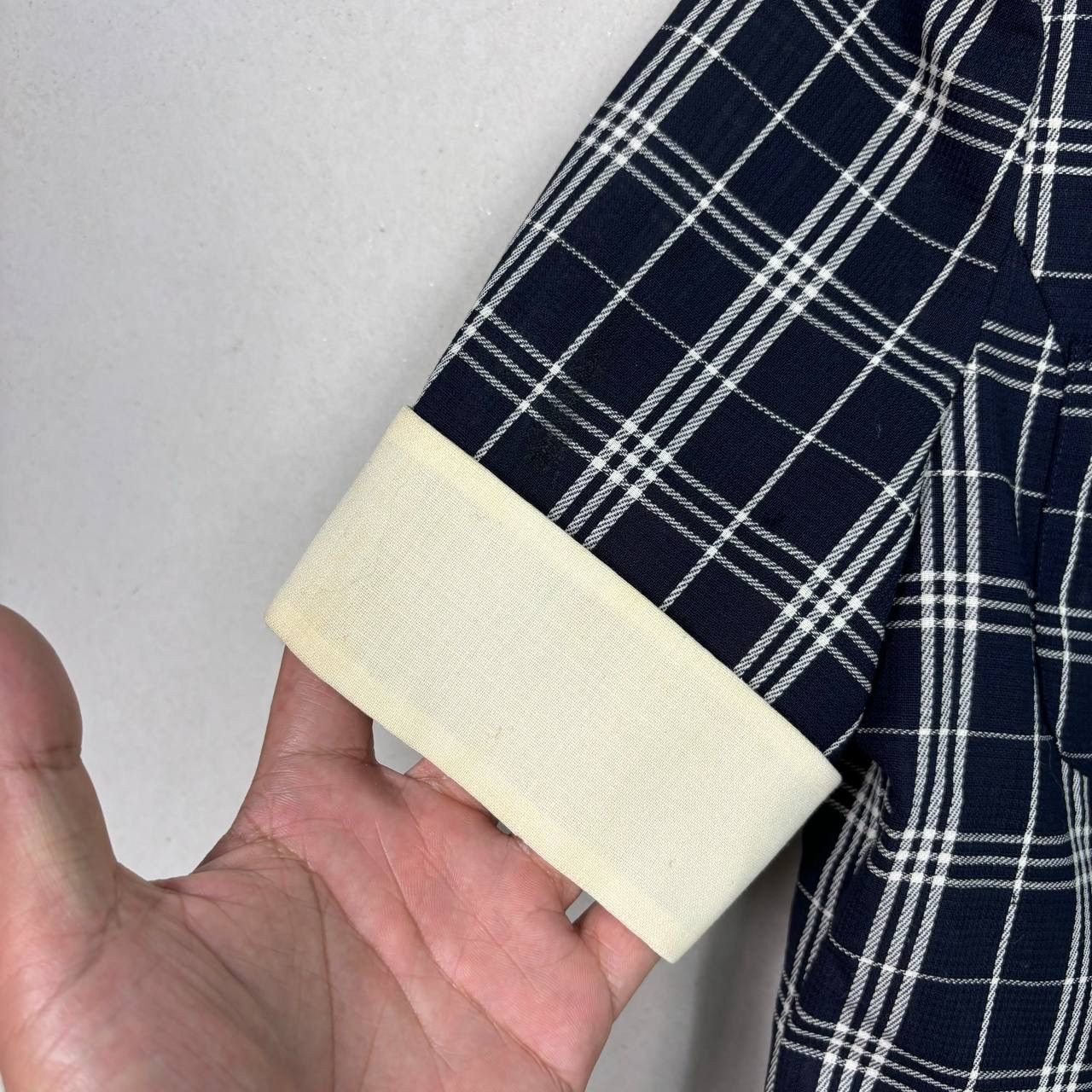 Burberry Authentic Burberry Nova Check Crop Top Blouse Shirt Size S / US 4 / IT 40 - 5 Thumbnail