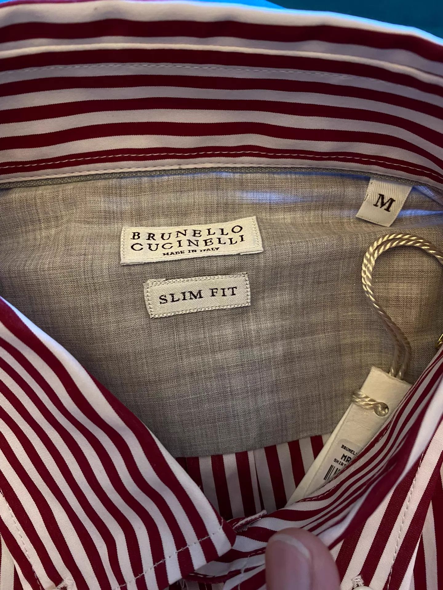 Brunello Cucinelli BRUNELLO CUCINELLI Shirt M Italy New with Tags Authentic Size US M / EU 48-50 / 2 - 3 Thumbnail