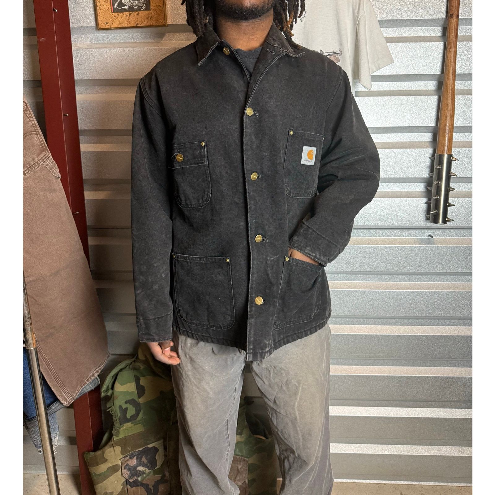 Carhartt Black Carhartt Chore Jacket Size US L / EU 52-54 / 3 - 1 Thumbnail