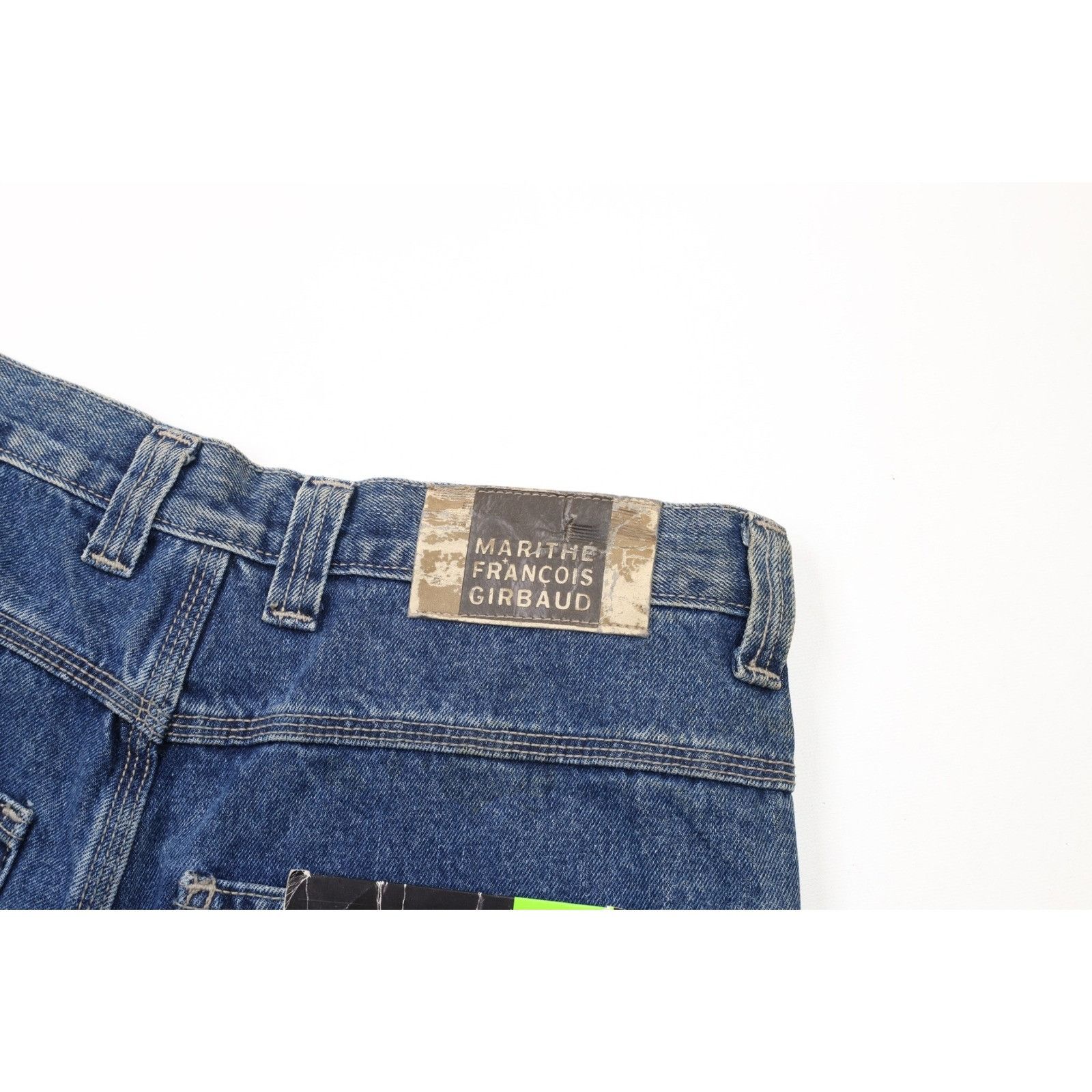 Marithe + Francois Girbaud × Vintage NOS Vintage 90s Marithe Francois Girbaud Baggy Jeans Blue Size US 32 / EU 48 - 13 Thumbnail
