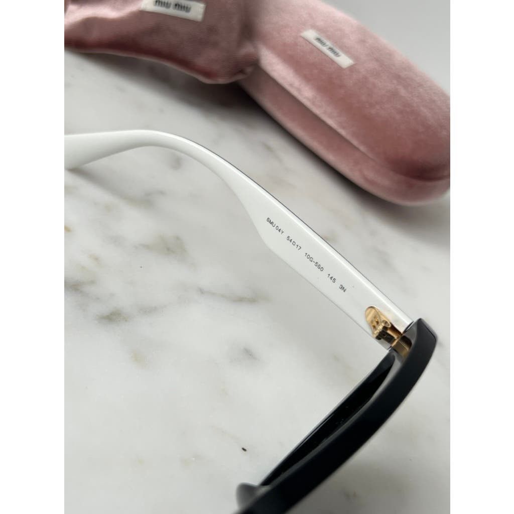 Miu Miu NEW Miu Miu MU04YS Black Cat Eye Sunglasses | Grailed
