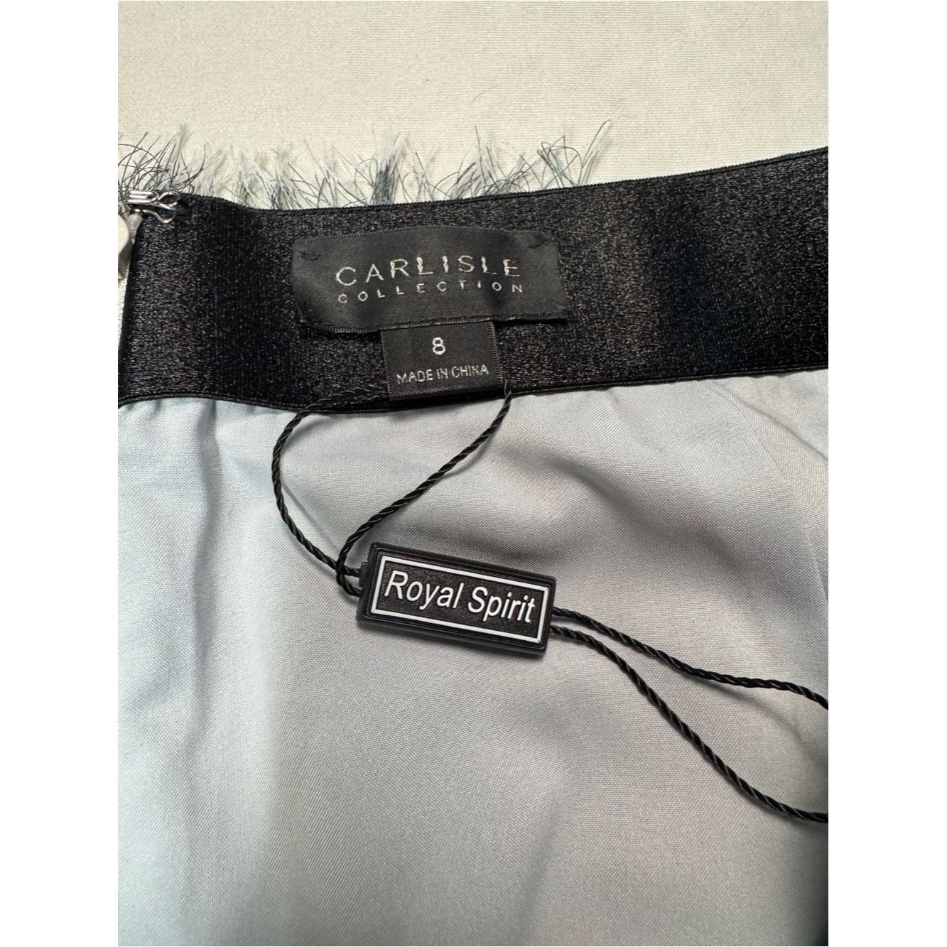 Other New Carlisle Green and Black Fringe Textured Pencil Skirt S Size 30" / US 8 / IT 44 - 8 Thumbnail