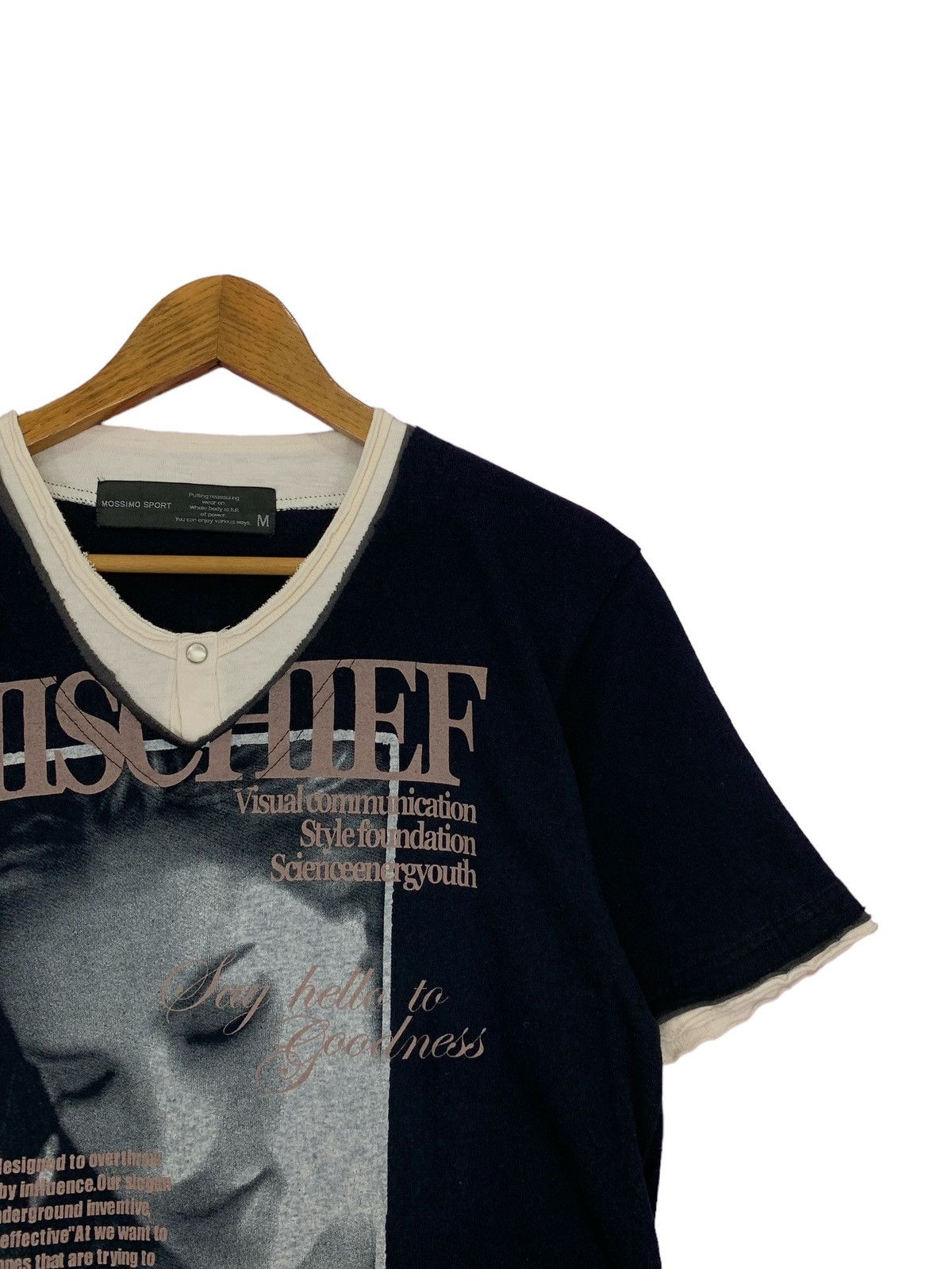 Beauty Beast Mossimo Mischief Girl Photo Poems Model Double Layer Tee Size US M / EU 48-50 / 2 - 5 Thumbnail