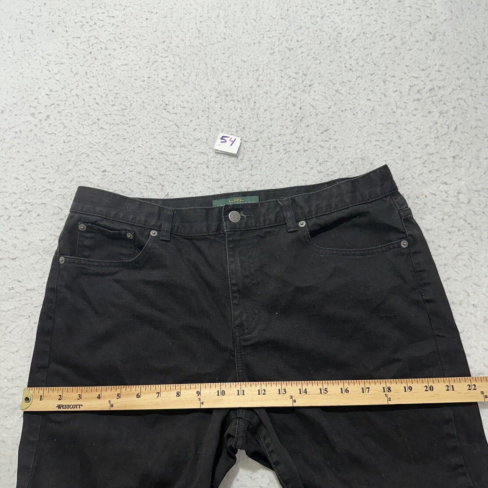 Lauren Ralph Lauren Lauren Ralph Lauren LRL 14 Bootcut Black Jeans (36x28) Size 36" / US 14 / IT 50 - 11 Thumbnail