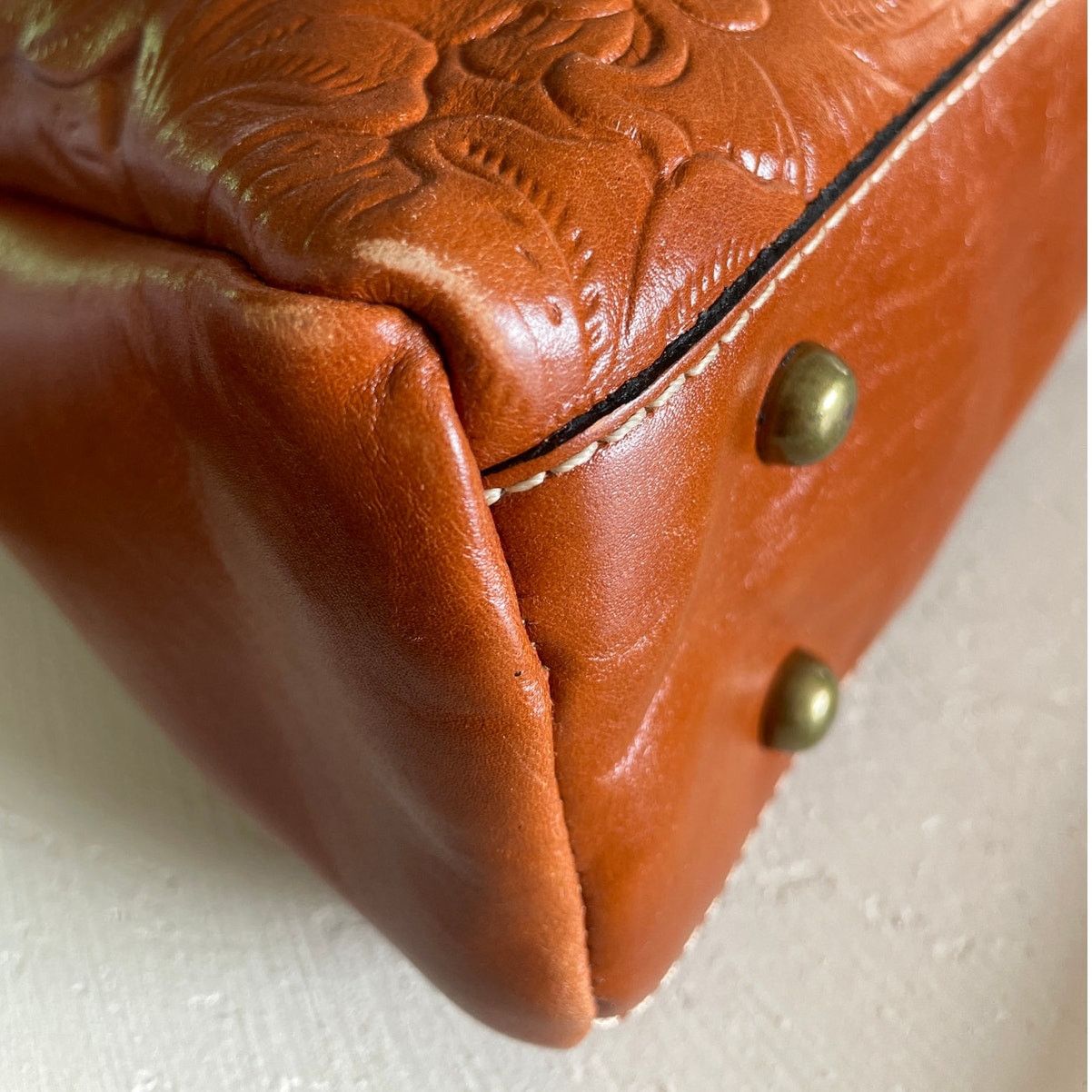 Patricia Nash Patricia Nash Tooled Collection Leather Poppy Tote Florence Size ONE SIZE - 12 Thumbnail
