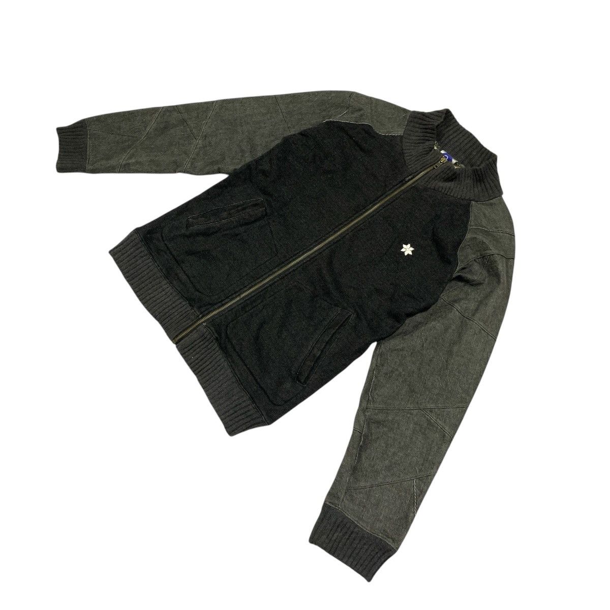 ABAHOUSE Abahouse Nordic Rescue Patchworks Denim Zipper Jacket Size US M / EU 48-50 / 2 - 5 Thumbnail