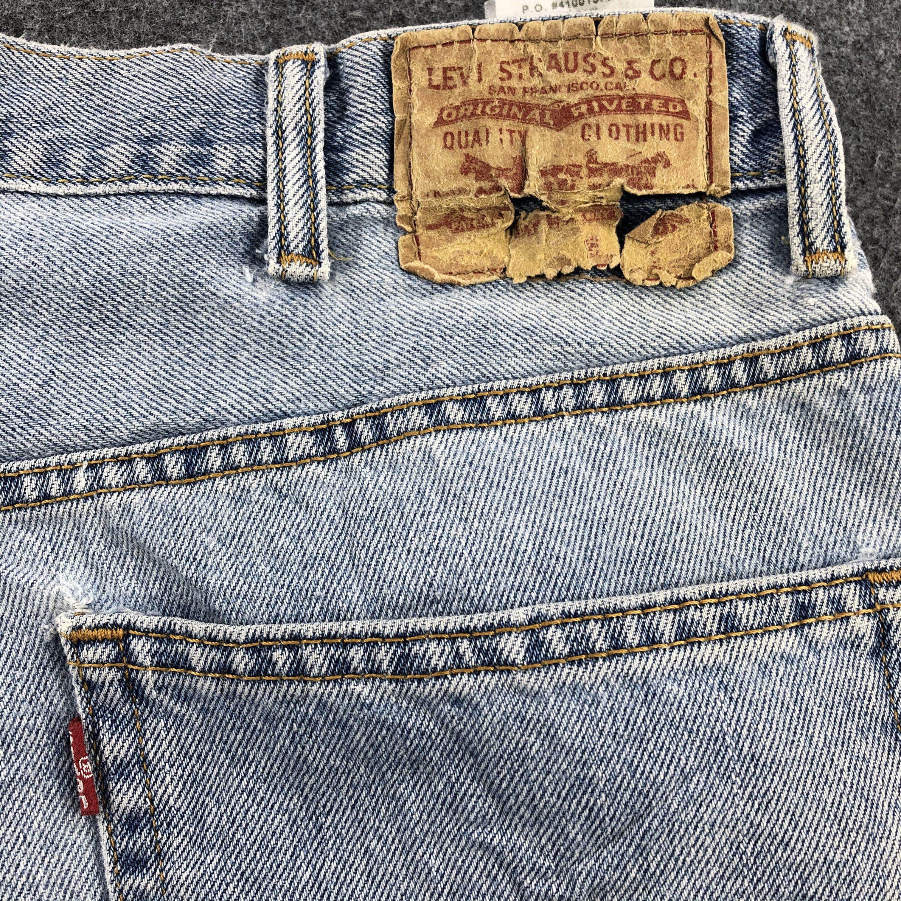 Levi's Vintage Levis Jeans Lot 550 Light Wash Denim-J963 Size US 39 - 5 Thumbnail