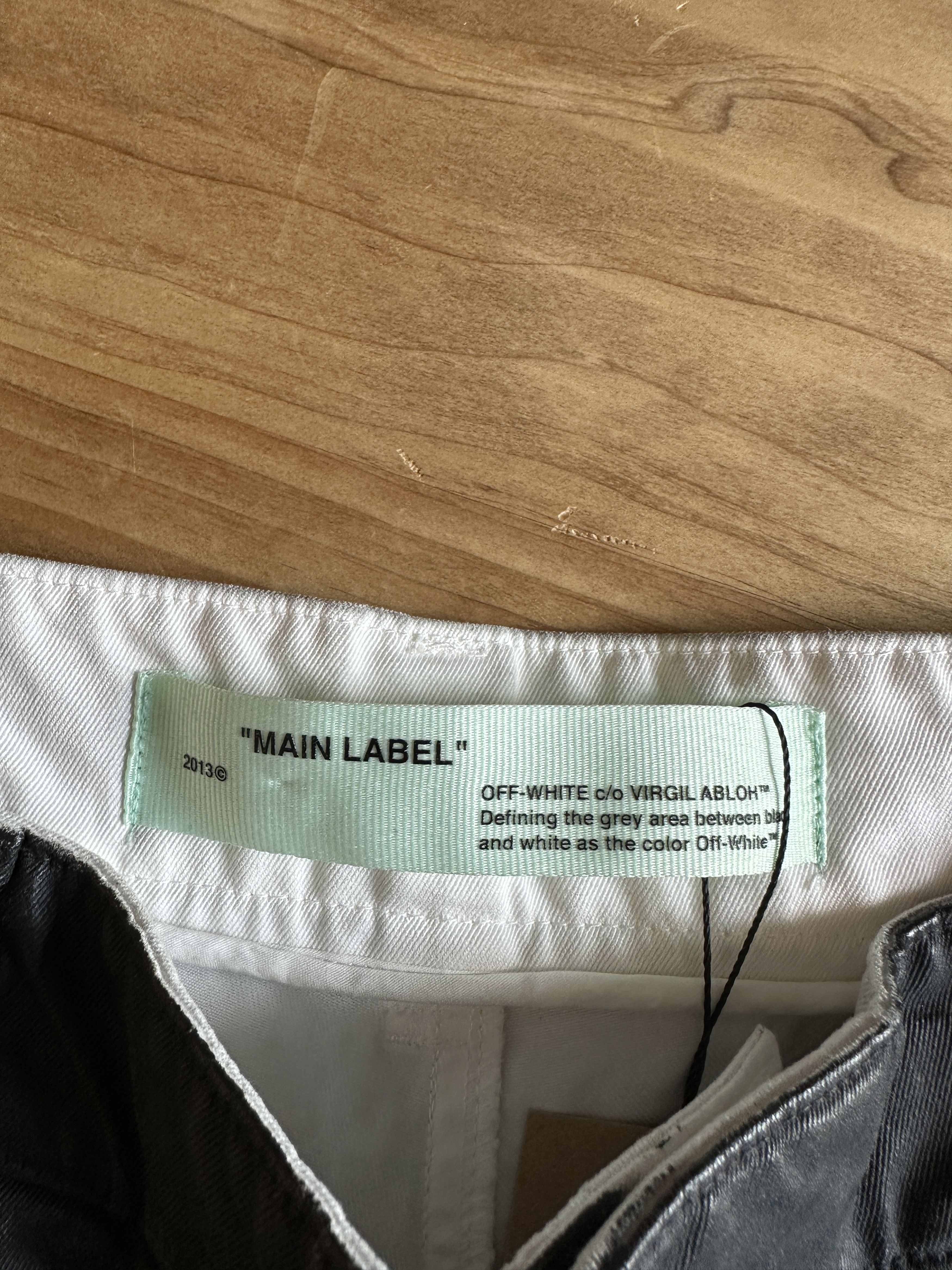 Off-White Off-White Canvas Painted Work Pants Size US 34 / EU 50 - 7 Thumbnail