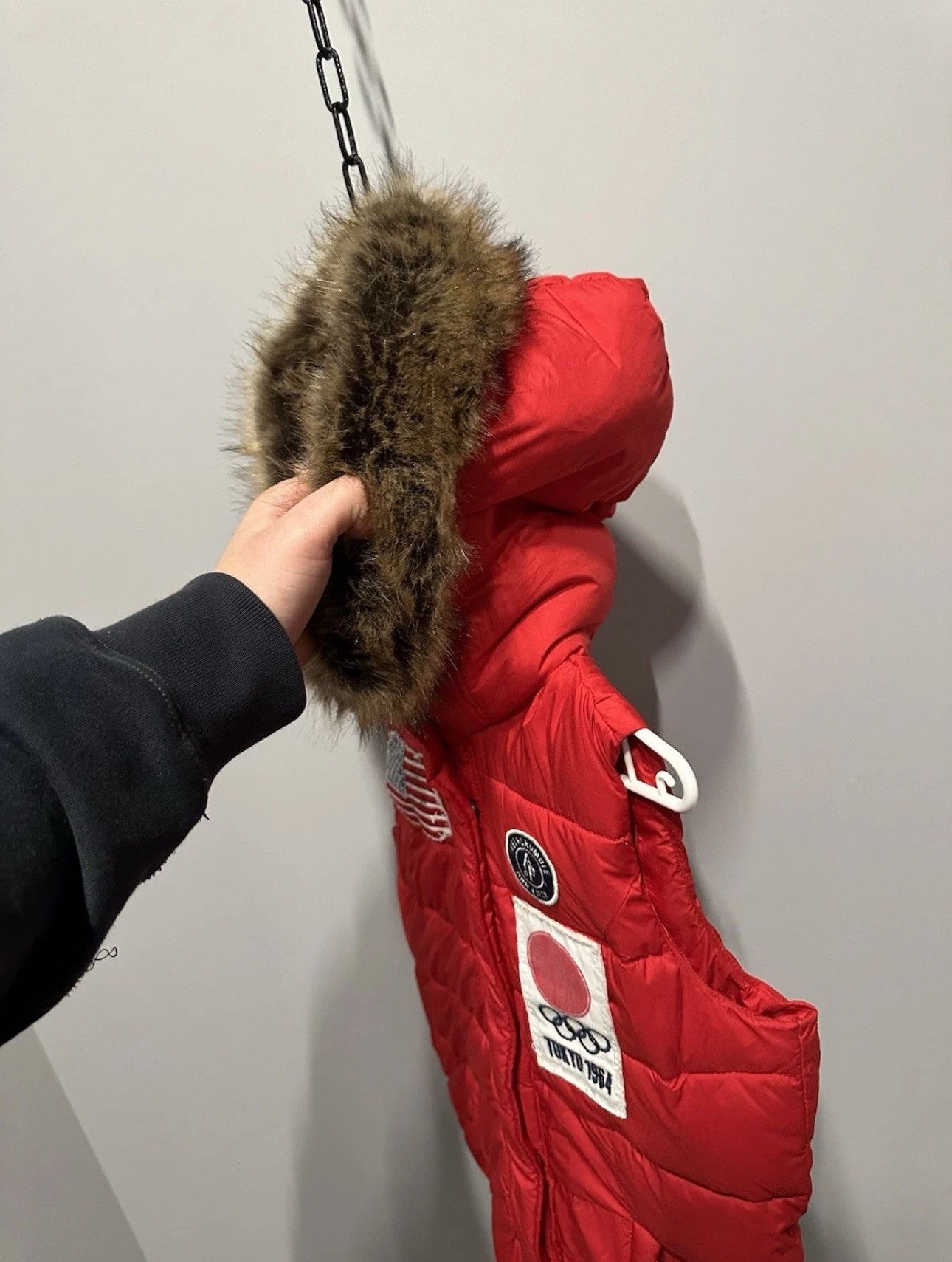 Abercrombie & Fitch CRAZY JAPAN DOWN VEST ABERCROMIE & FITCH CHIEF KEEF USA FLAG Size S / US 4 / IT 40 - 4 Thumbnail