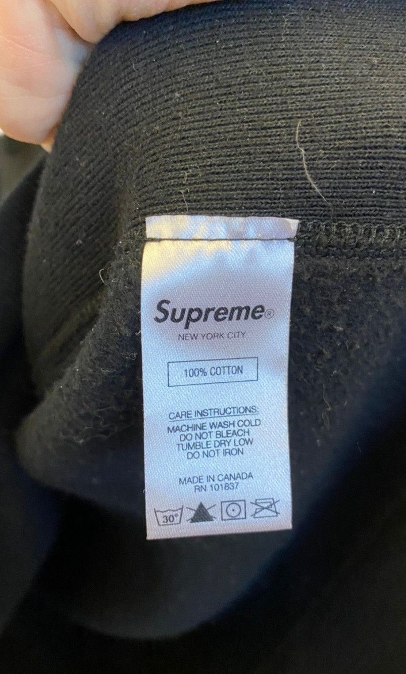 Supreme Supreme Classic Script Hooded Sweatshirt Black Size US XL / EU 56 / 4 - 2 Thumbnail