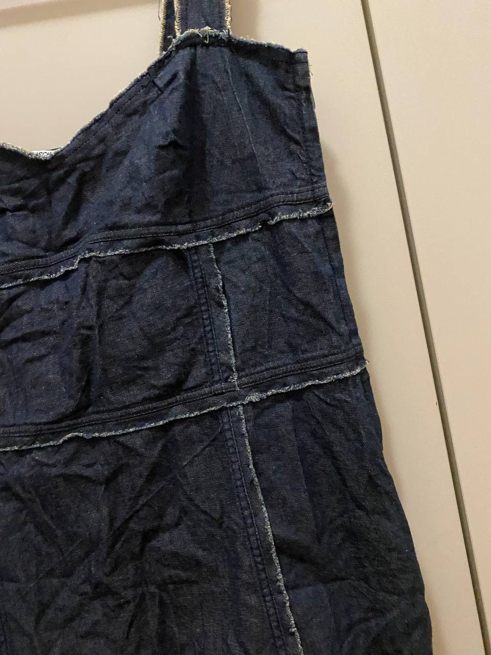 Moschino × Vintage Vintage Y2K MOSCHINO denim dress 90s Size L / US 10 / IT 46 - 10 Thumbnail