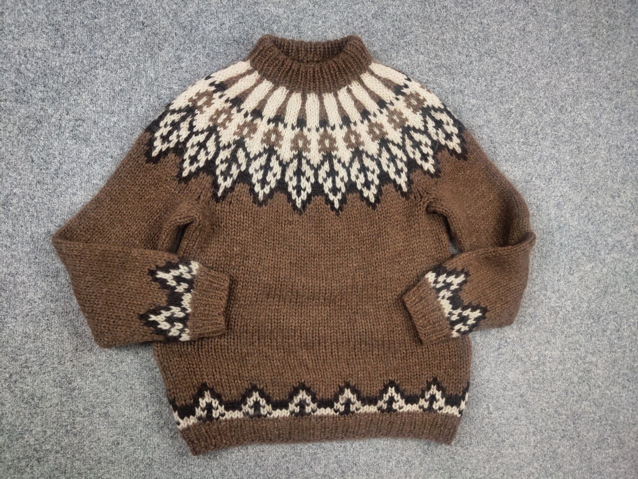 Dale Of Norway The Hand Knitted Association Pattern Wool Sweater Vintage Size US S / EU 44-46 / 1 - 7 Thumbnail