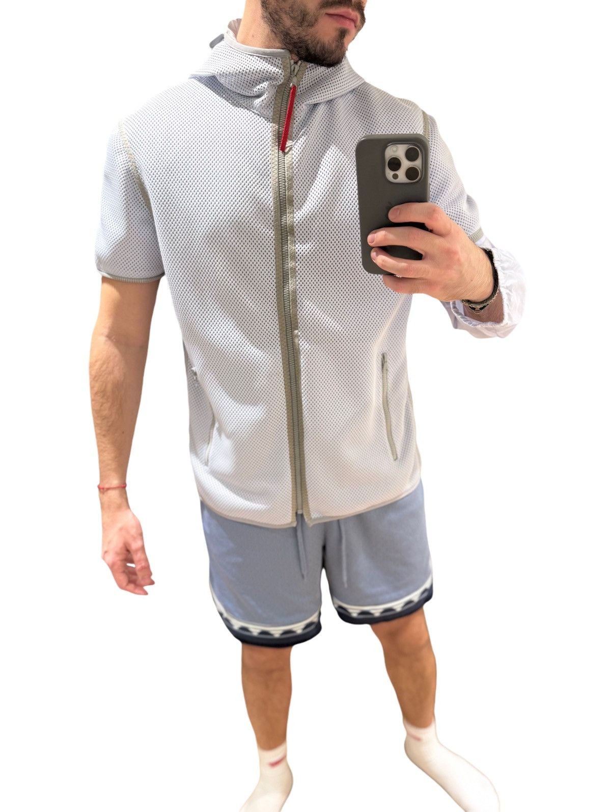 Prada PRADA NYLON MESH TECH JACKET 2000 - 48IT Size US M / EU 48-50 / 2 - 7 Thumbnail