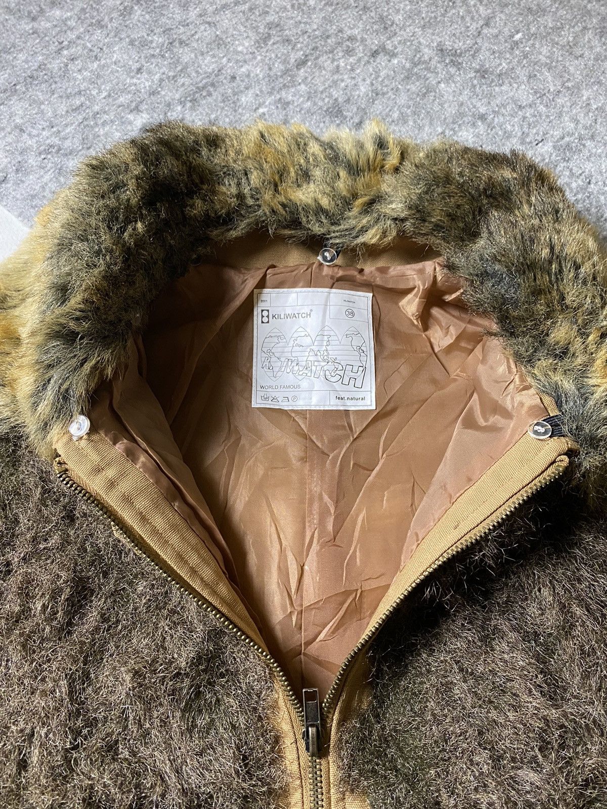 Japanese Brand 2001 Kiliwatch Fur Raccoon Jacket Size US S / EU 44-46 / 1 - 8 Thumbnail