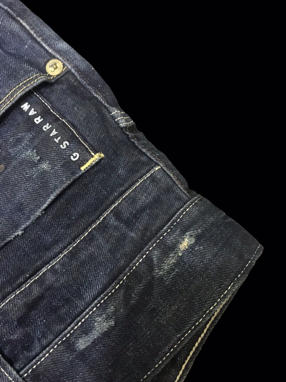 G-Star GSTAR RAW Japan Sick Painter Skinny Distressed Denim F96 Size US 35 - 8 Thumbnail