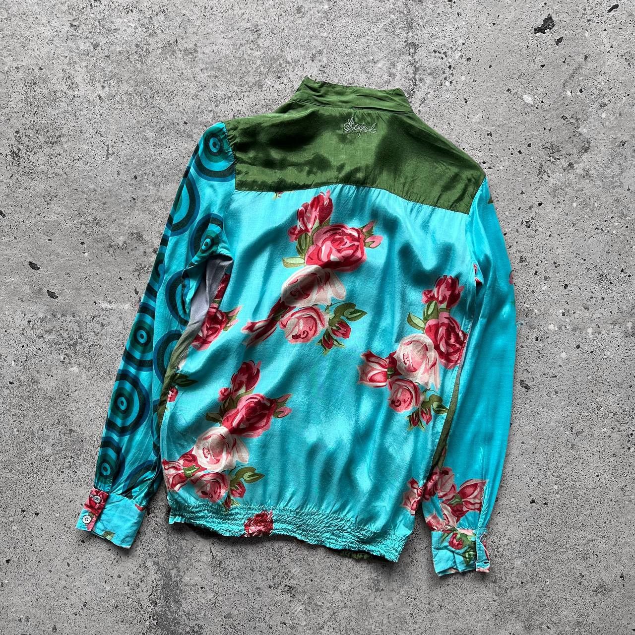 Designer × Desigual Desigual Women Multicolor Floral Printed LS Blouse Top Shirt Size M / US 6-8 / IT 42-44 - 3 Thumbnail