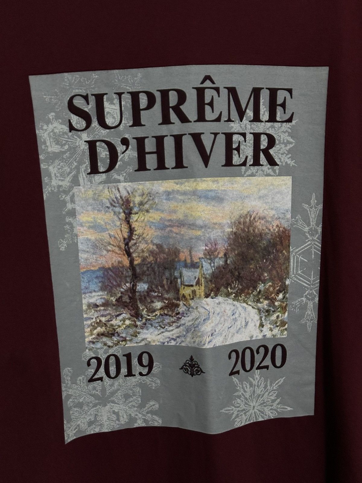 Supreme Supreme D’Hiver Tee Size US L / EU 52-54 / 3 - 2 Thumbnail