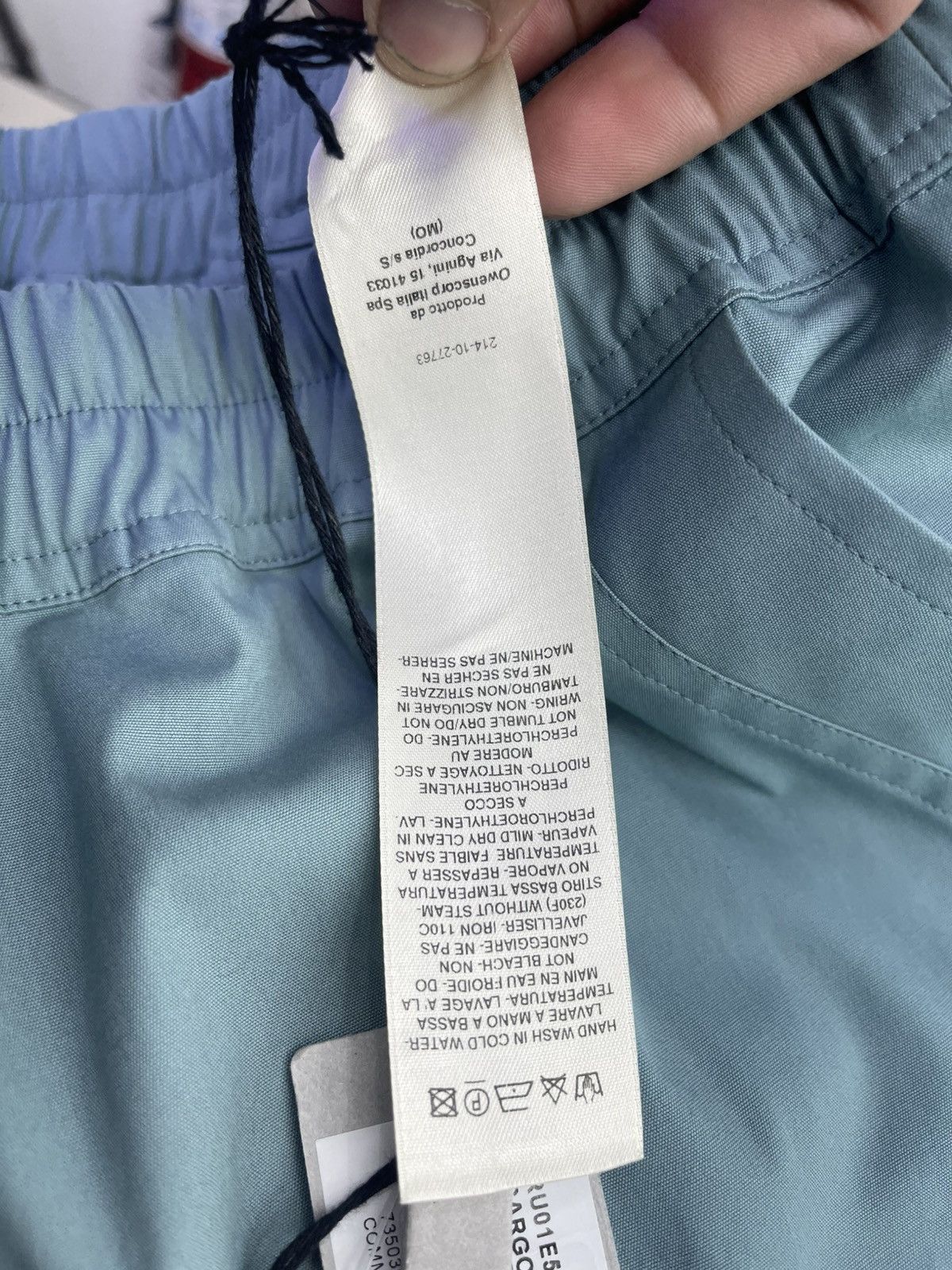 Rick Owens Rick Owens bela cargo turquoise pants Size US 34 / EU 50 - 8 Thumbnail